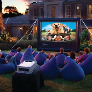 movie screen rentals for birthday parties near me