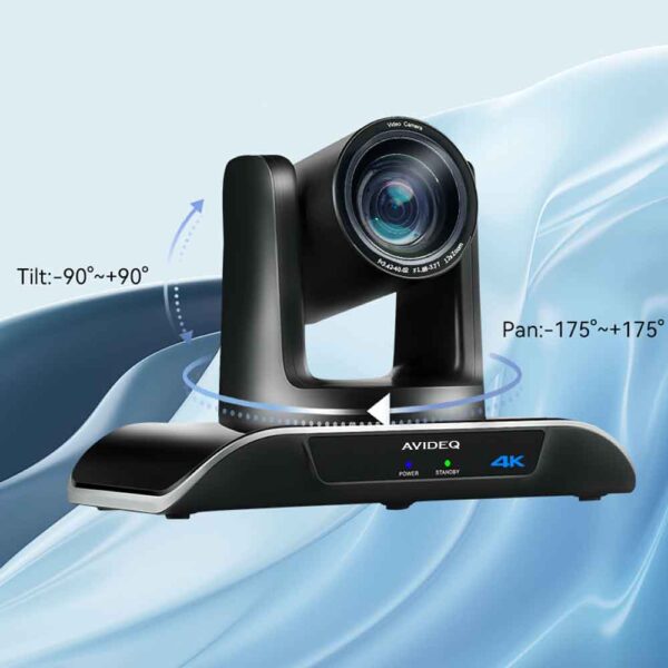 VC-6000 video conferencing system for rent in a small meeting room.